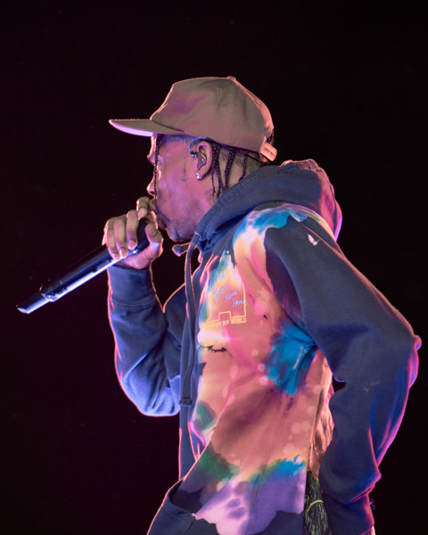 Travis Scott live session card art